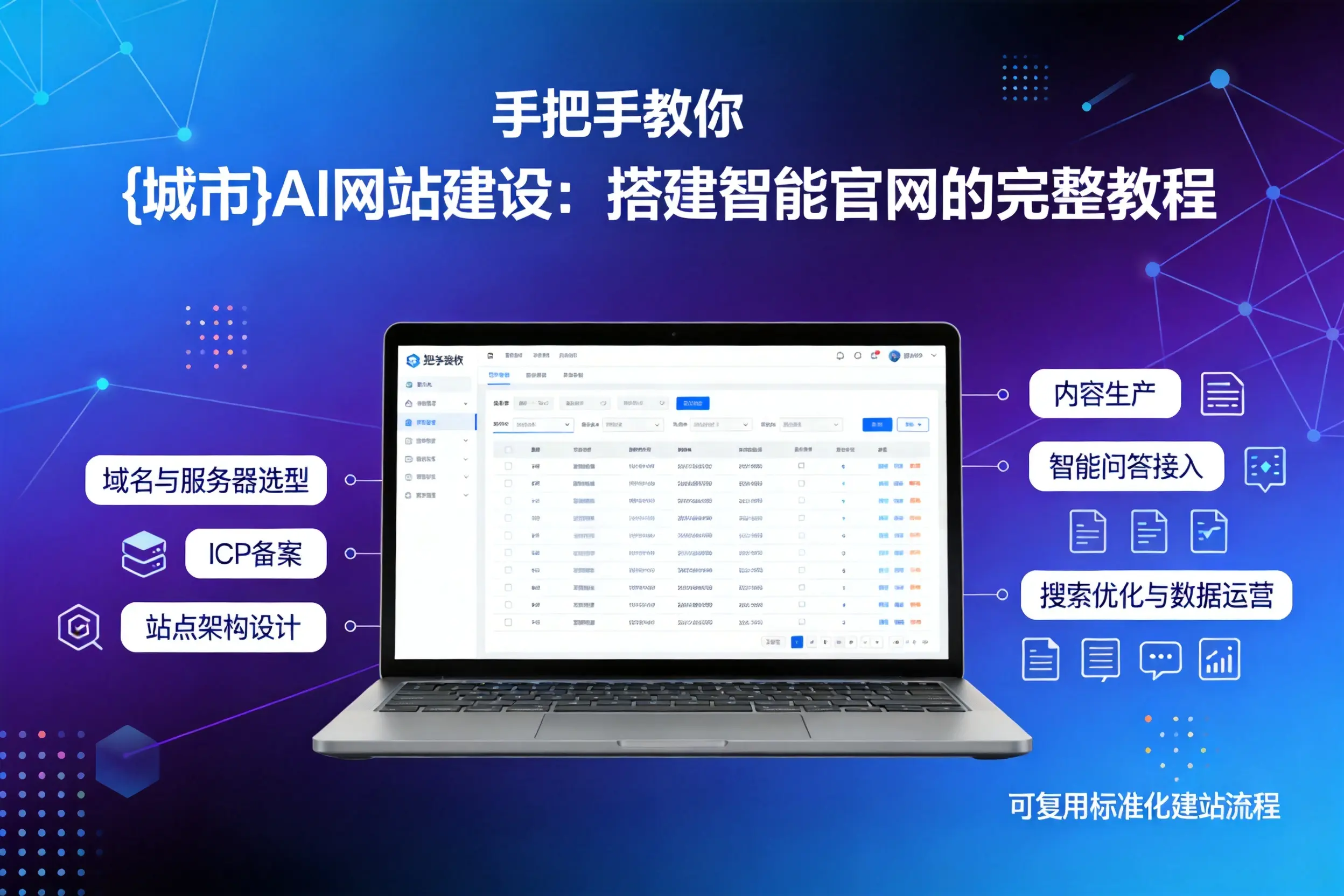手把手教你泸州AI网站建设：搭建智能官网的完整教程