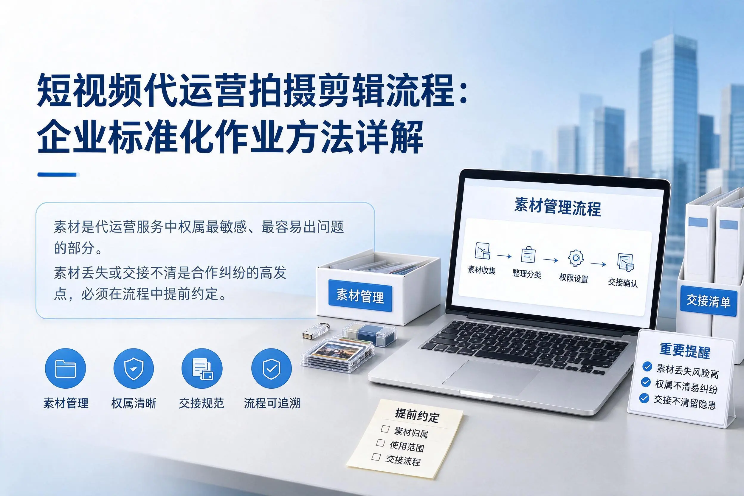 短视频代运营拍摄剪辑流程:泸州企业标准化作业方法详解