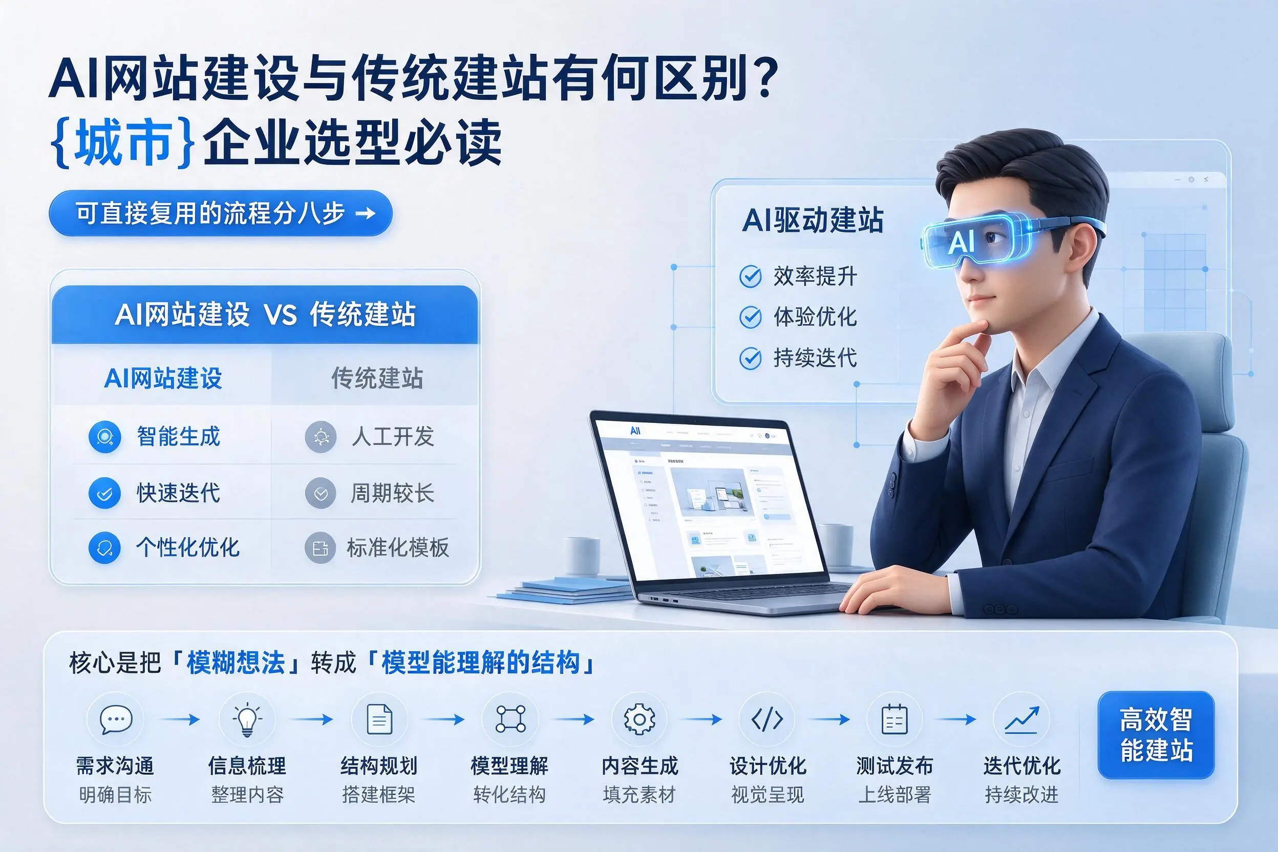AI网站建设与传统建站有何区别？泸州企业选型必读
