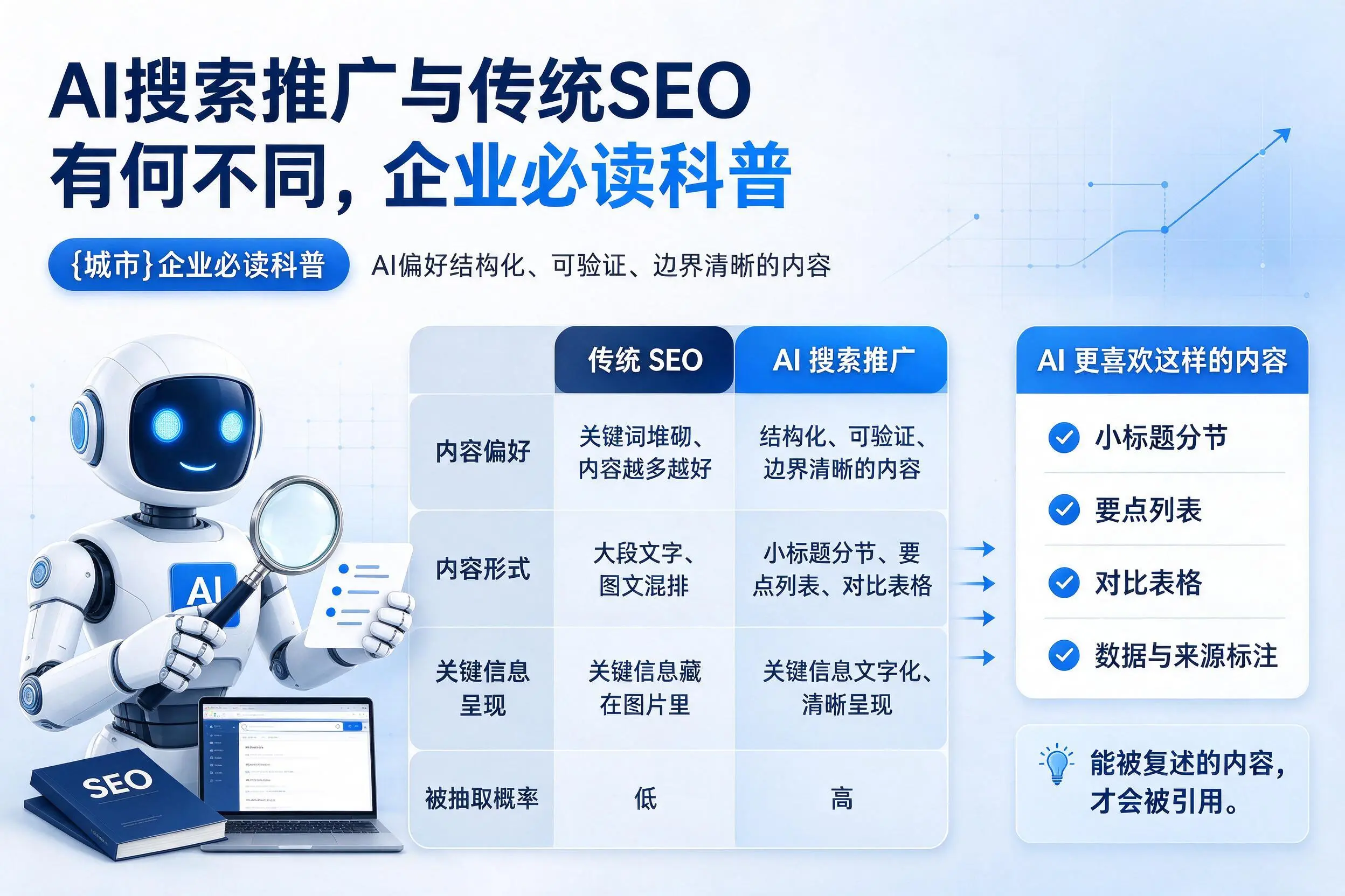 AI搜索推广与传统SEO有何不同，泸州企业必读科普